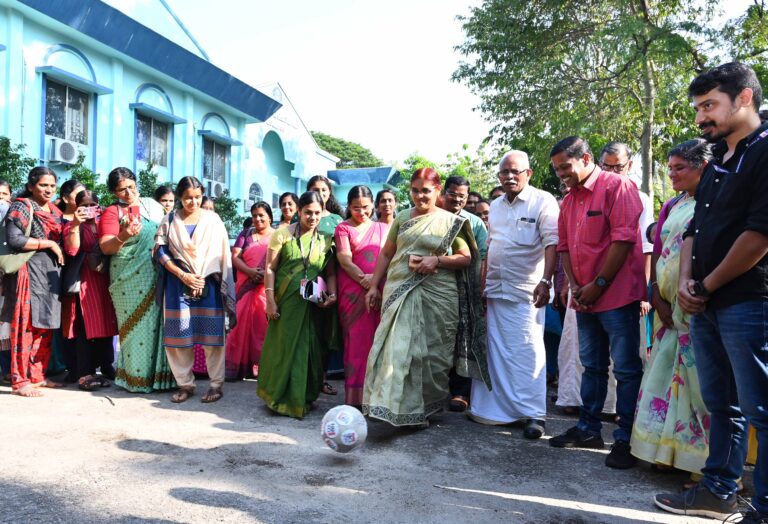 കുടുംബശ്രീ ലഹരിക്കെതിരെയുള്ള ഗോള്_ ചാലഞ്ച് ജില്ലതല ഉദ്ഘാടനം