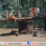 ഗോവിന്ദാപുരത്ത് പാലത്തിന്റെ തൂണുകളില്‍ തടഞ്ഞുനിന്ന മരം മുറിച്ചുനീക്കി